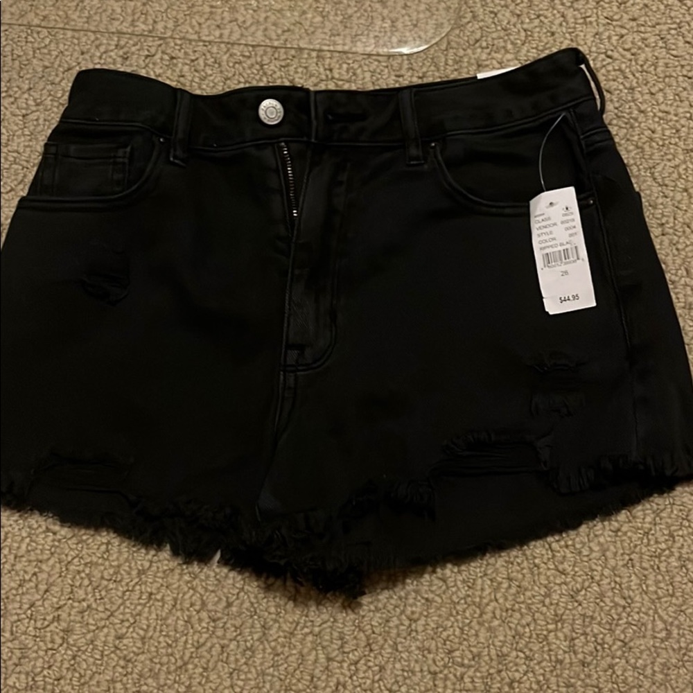 NWT black jean shorts from Pacsun!